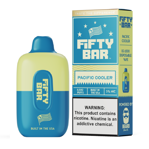 Fifty Bar Pacific Cooler Disposable Vape Only 13.95 EJ Store