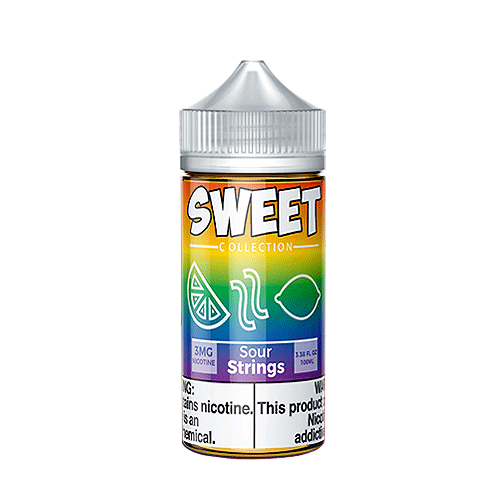 Buy Sour Strings Vape 100 Sweet Collection 100ml Online EJ Store