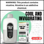 Cool and Invigorating: The Mint Disposable Vape Experience from Fifty Bar 20K