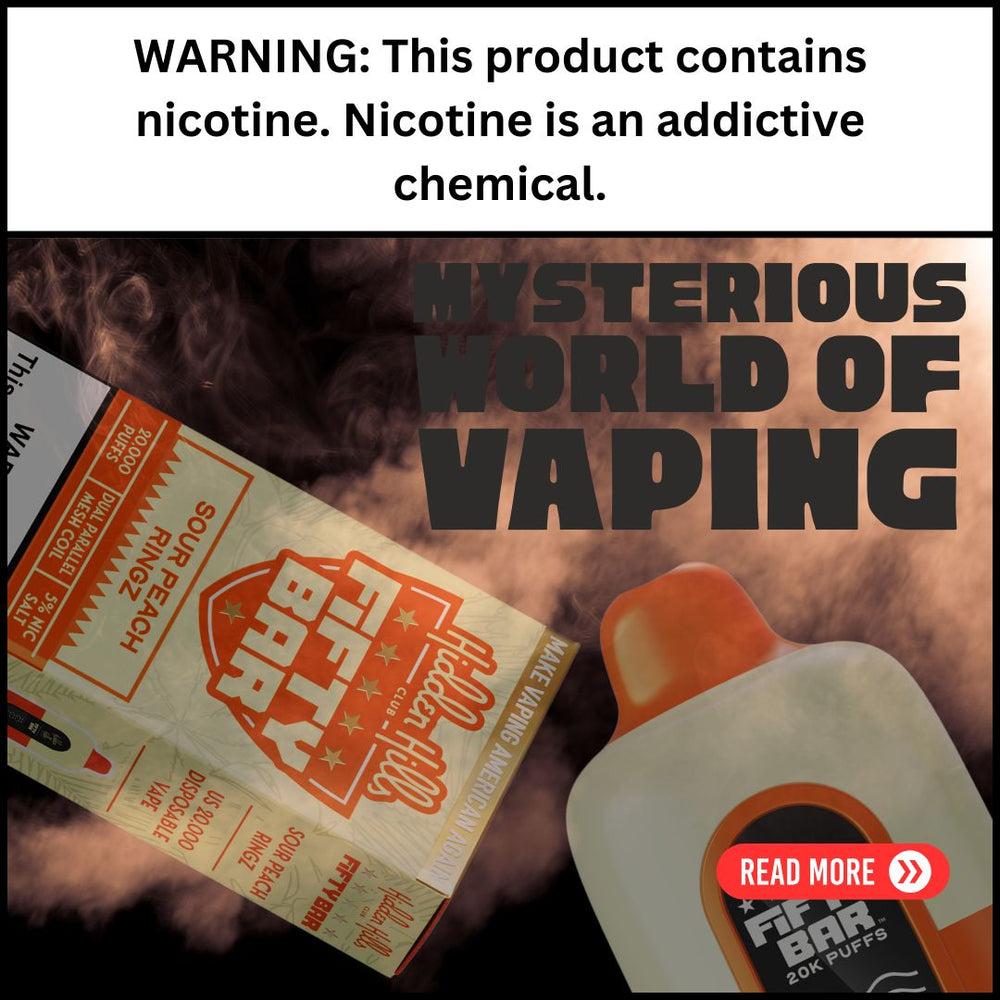 Exploring The Mysterious World Of Vaping Device: 20K Puffs Sour Peach Ringz Disposable Vape Device