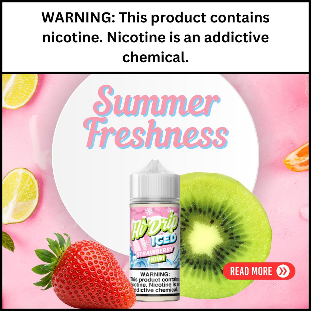 How Hi-Drip Brings Summer Freshness with Strawberry Kiwi ICED 100ml