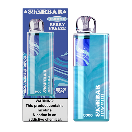 Sugar Bar SB8000 Berry Freeze Disposable Vape | $12.95