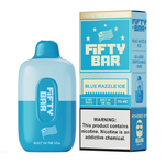 Blue Razzle Ice Disposable Vape (6500 Puffs) by Fifty Bar