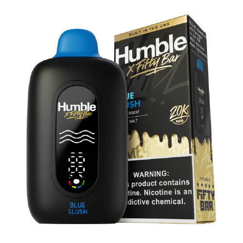 Blue Slush Disposable Vape (20000 Puffs) by Humble x Fifty Bar