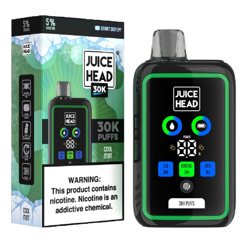 Cool Mint Disposable Vape (30000 Puffs) by Juice Head 30K