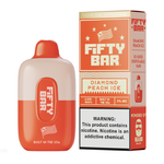 Diamond Peach Ice Disposable Vape (6500 Puffs) by Fifty Bar