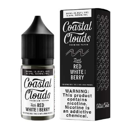 Iced Red White and Berry by Coastal Clouds Salt Nic 30ml