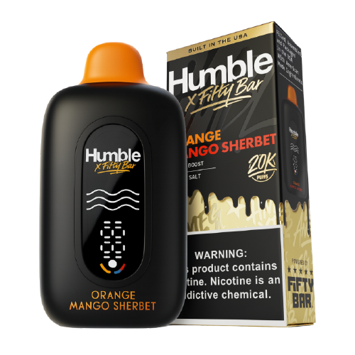 Orange Mango Sherbet Disposable Vape (20000 Puffs) by Humble x Fifty Bar
