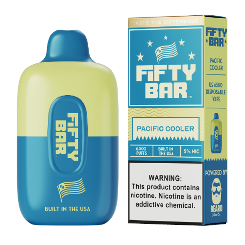 Pacific Cooler Disposable Vape (6500 Puffs) by Fifty Bar