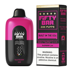 Raspberry Jam Disposable Vape (20000 Puffs) by Fifty Bar 20K