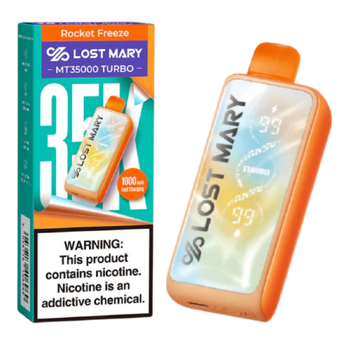 Rocket Freeze Disposable Vape (35000 Puffs) by Lost Mary MT35000 Turbo
