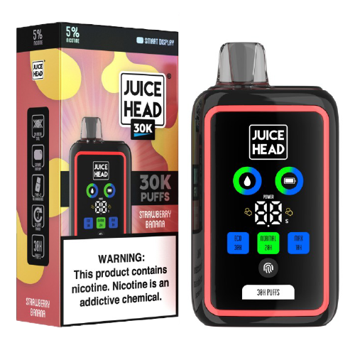 Strawberry Banana Disposable Vape (30000 Puffs) by Juice Head 30K