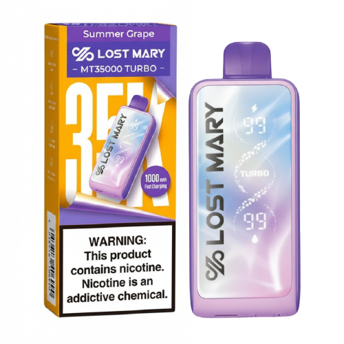 Summer Grape Disposable Vape (35000 Puffs) by Lost Mary MT35000 Turbo