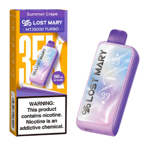 Summer Grape Disposable Vape (35000 Puffs) by Lost Mary MT35000 Turbo