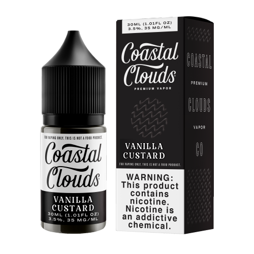 Vanilla Custard by Coastal Clouds Salt Nic 30ml