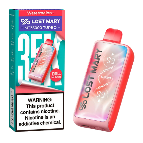 Watermelon Disposable Vape (35000 Puffs) by Lost Mary MT35000 Turbo