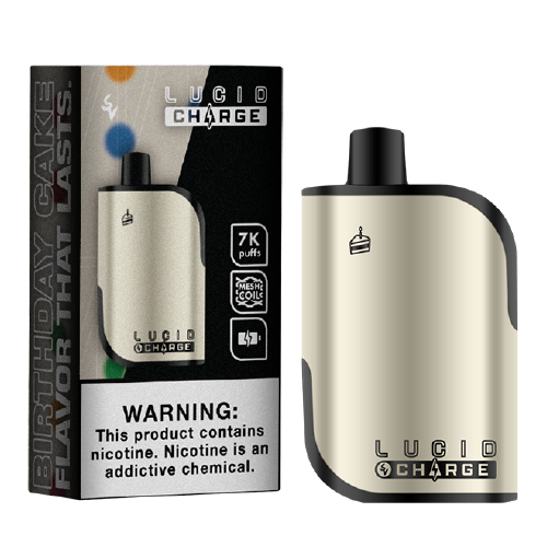 Lucid Charge Birthday Cake Disposable Vape 12.95 EJ Store