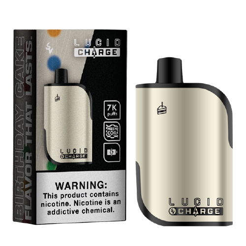 Birthday Cake Disposable Vape (7000 Puffs) by Lucid Charge