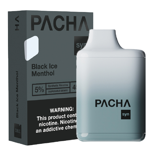 Black Ice Menthol Disposable Pod (4500 Puffs) by Pachamama Syn