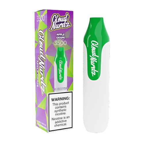 Apple Grape Disposable Pod (3500 Puffs) by Cloud Nurdz Disposables