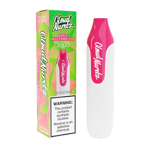 Apple Watermelon Disposable Pod (3500 Puffs) by Cloud Nurdz Disposables