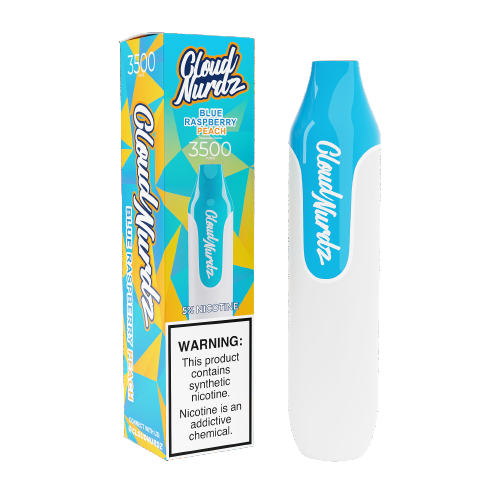 Blue Raspberry Peach Disposable Pod (3500 Puffs) by Cloud Nurdz Disposables