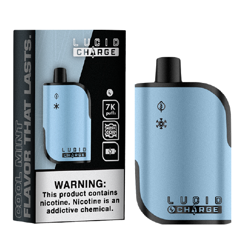 Cool Mint Disposable Vape (7000 Puffs) by Lucid Charge