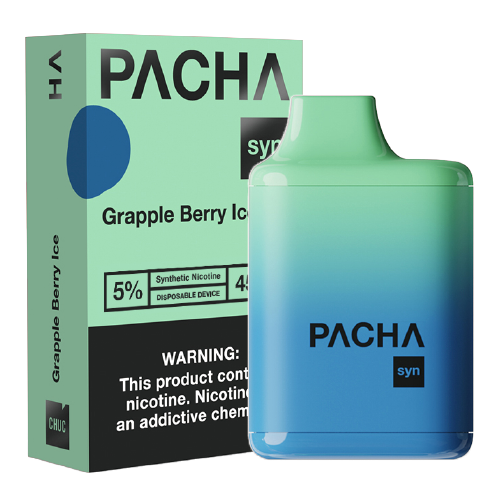 Grapple Berry Ice Disposable Pod (4500 Puffs) by Pachamama Syn