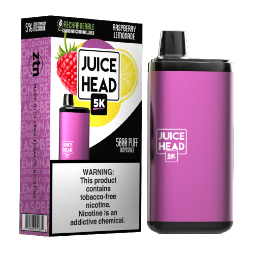 Raspberry Lemonade Disposable Pod (5000 Puffs) by Juice Head 5K