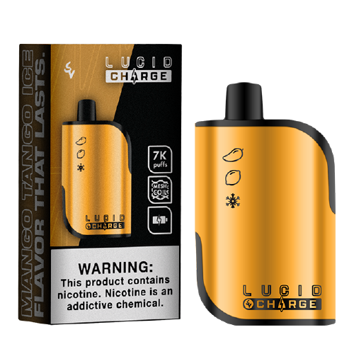 Mango Tango Ice Disposable Vape (7000 Puffs) by Lucid Charge