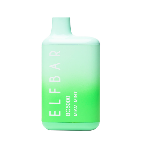 Elf Bar BC5000 Miami Mint Disposable Vape EBDesign EJ Store