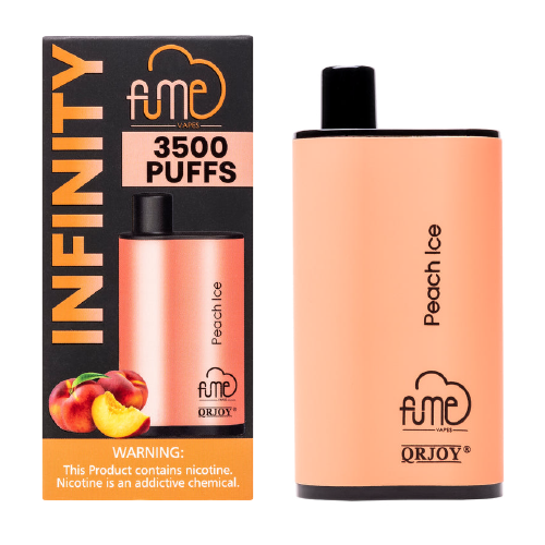 Peach Ice Disposable Vape (3500 Puffs) by Fume Infinity