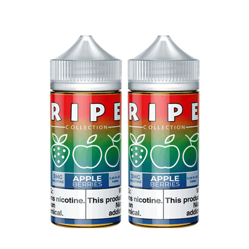 2PACK BUNDLE Apple Berries by Vape 100 Ripe Collection 200ml (2x100ml)