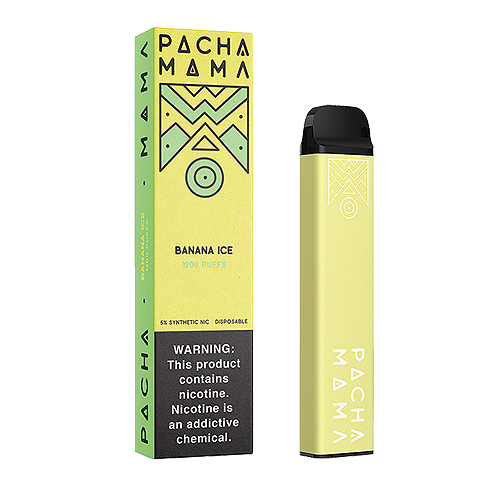 Banana Ice Disposable Pod (1200 Puffs) by Pachamama Syn