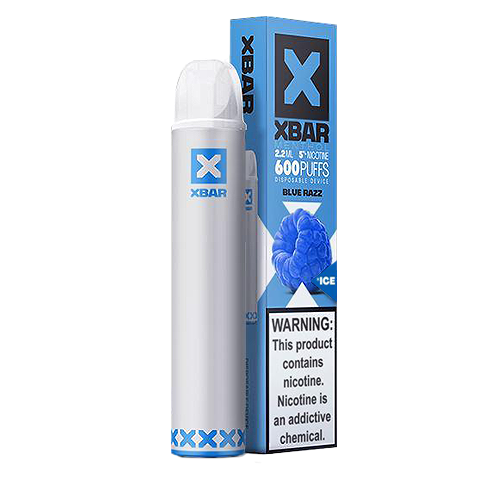 Blue Razz Ice Disposable Pod by X BAR