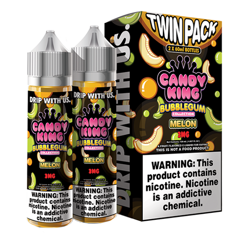Melon by Candy King Bubblegum Collection 120ml (2x60ml)