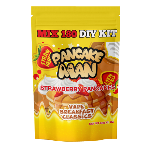Pancake Man Mix 180 DIY Kit by Vape Breakfast Classics 180ml (3x60ml)