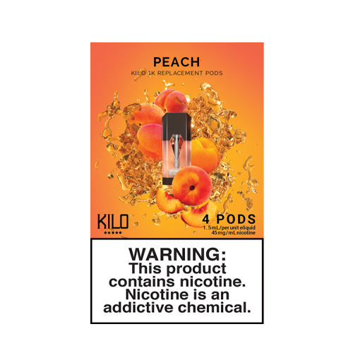 Peach - Pack of 4 Pods by Kilo 1K