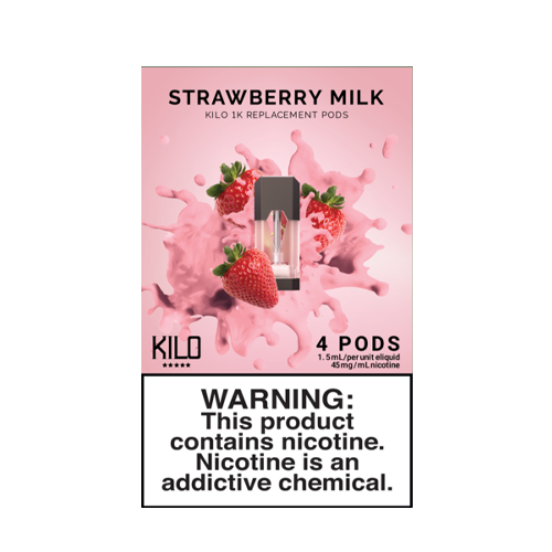 Strawberry Milk - Pack of 4 Pods by Kilo 1K